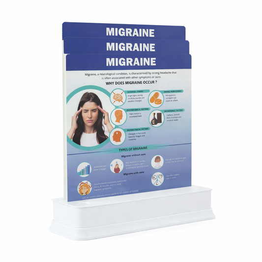Migraine Therapy Educational Table Top Display (3 Slide Visual)
