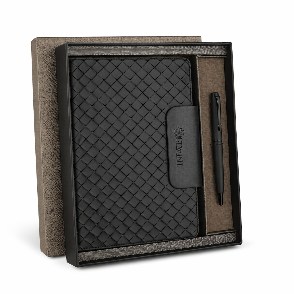 Executive Woven Organizer Gift Set (2 pc)