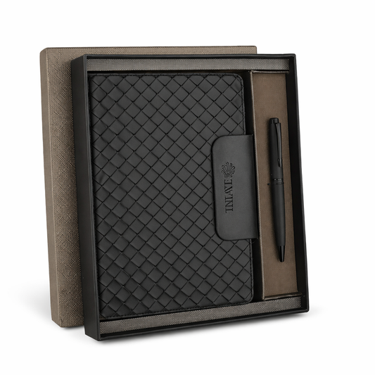 Executive Woven Organizer Gift Set (2 pc)