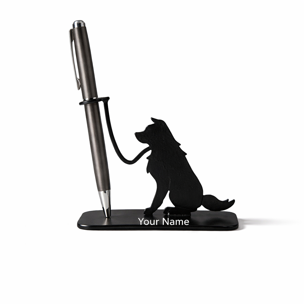 Custom Metal Silhouette Pen Stand