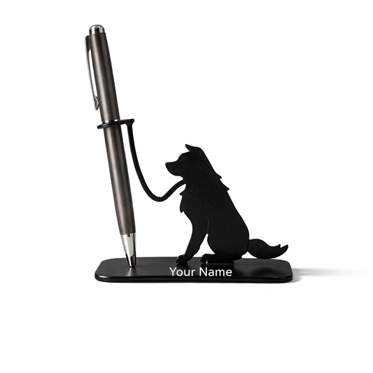 Custom Metal Silhouette Pen Stand