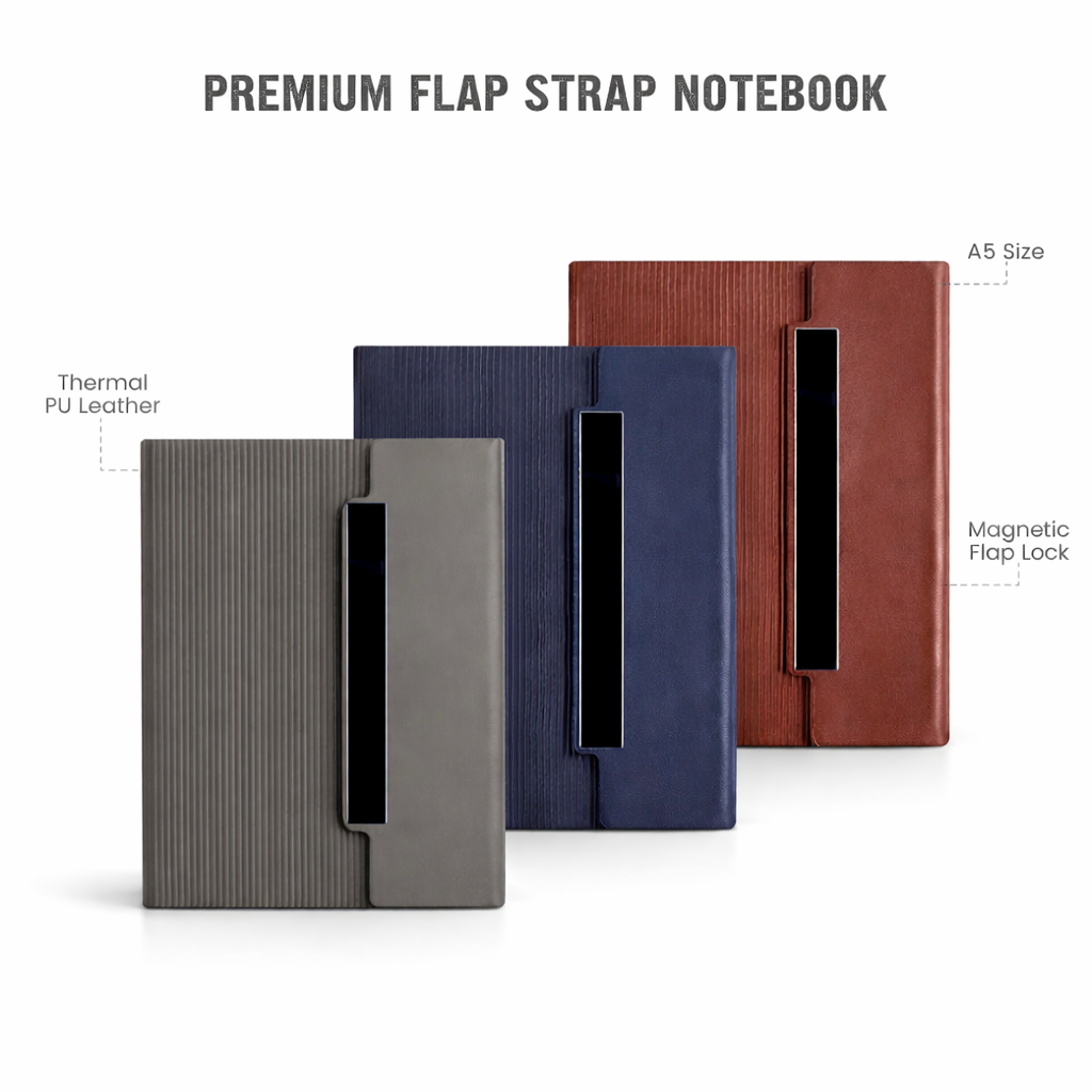 Premium Flap Strap Notebook