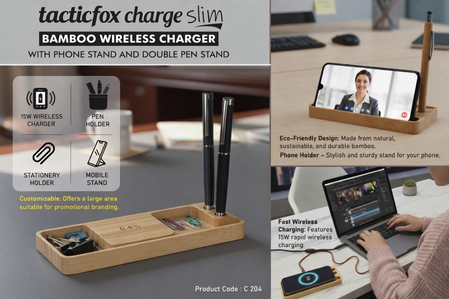 Tactic fox c204 charge slim