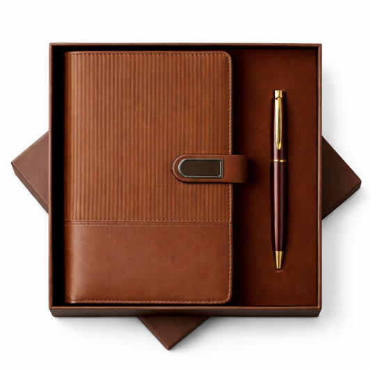 Tacticfox Regal Power Diary – Brown Edition